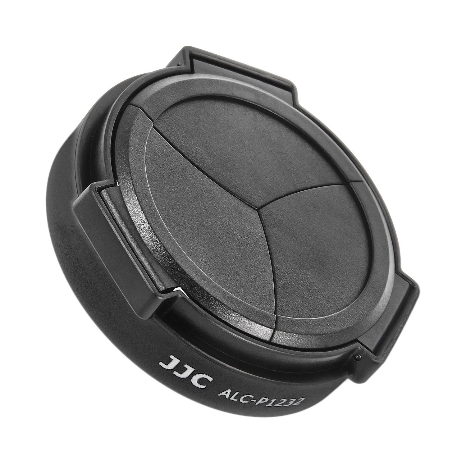 JJC Automatik Objektivdeckel, Frontdeckel kompatibel f&uuml;r Panasonic H-FS12032 - ALC-P1232 schwarz
