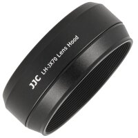 JJC Sonnenblende Gegenlichtblende in schwarz geeignet kompatibel f&uuml;r Fujifilm X70 ersetzt den Fujifilm LH-X70