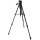 KIWIFOTOS Professionelles Dreibein Kamerastativ aus hochwertigem Aluminium-Magnesium Legierung inkl. Drei-Wege-Neiger Schnellwechselplatte Wasserwaage und Tragetasche - Belastbarkeit 10kg mit einer Arbeitshöhe von 53-176cm und 4 Segmenten