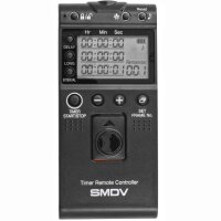 SMDV Fernauslöser, Kompatibel mit Sony und Minolta Kameras, Kabelauslöser mit Timer- und Intervallfunktion Langzeitbelichtung - T807