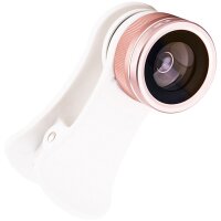 JJC Smartphone Kamera Objektiv Set, HD Linse, 105&deg; Weitwinekl, 15X Makro Objektiv, 180&deg; Fisheyelinse
