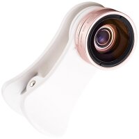 JJC Smartphone Kamera Objektiv Set, HD Linse, 105&deg; Weitwinekl, 15X Makro Objektiv, 180&deg; Fisheyelinse