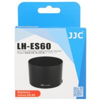 JJC LH-ES60 Gegenlichtblende Sonnenblende Schwarz Kompatibel mit Canon EF-M 32mm f/1.4 STM, Ersatz für Canon ES-60
