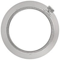JJC LH-J48B Gegenlichtblende Sonnenblende Silber Kompatibel mit Olympus M.Zuiko Digital 17mm F/1.8, Ersatz f&uuml;r Olympus LH-48B
