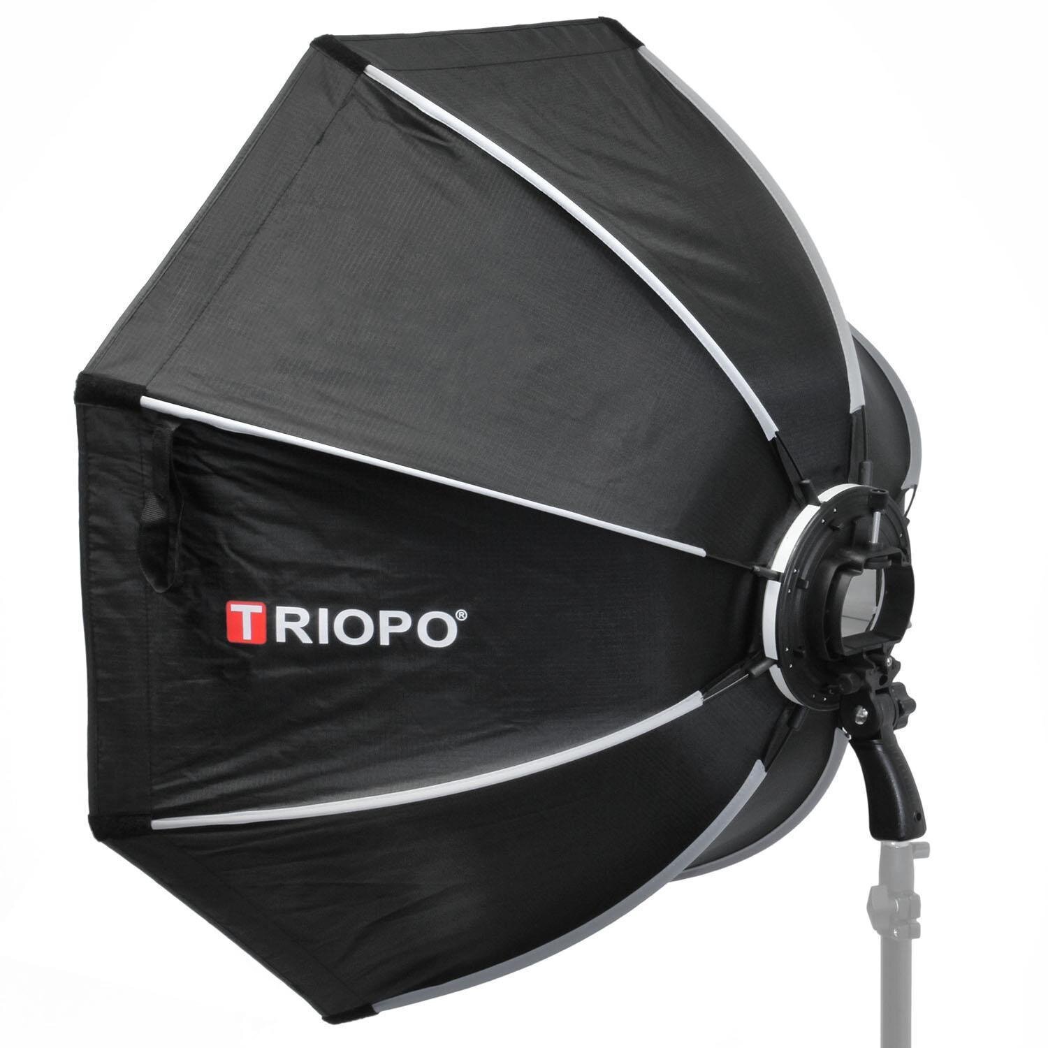 Impulsfoto Triopo MX-SK90 Softbox 90cm f&uuml;r Blitzger&auml;te + Transporttasche, Weiche Ausleuchtung, Schirm-Softbox mit 180&deg; Neigung