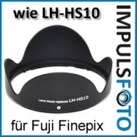 JJC Gegenlichtblende, Kompatibel mit Fujifilm Finepix, Ersatz für Fujifilm Finepix LH-HS10