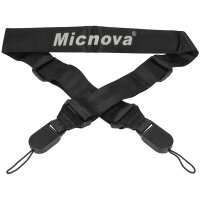 Micnova Kameragurt Tragegurt | Kamera Sicherheitsgurt gepolstert anschmiegsam | L&auml;ngenverstellbarer Kameragurt mit Schnellverschluss