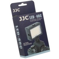 LED-Videoleuchte Fl&auml;chenleuchte geeignet f&uuml;r kleine DSLR DSLM Kameras/ Camcorder stufenlos dimmbar 560 LUX auf 60cm Entfernung von JJC
