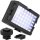 LED-Videoleuchte Flächenleuchte geeignet für kleine DSLR DSLM Kameras/ Camcorder stufenlos dimmbar 560 LUX auf 60cm Entfernung von JJC