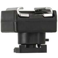 JJC Blitzschuhadapter für Canon Camcorder Mini-Zubehörschuh ermöglicht die Anbringung von Zubehör mit Standardaufsteckfuß wie z.B Videoleuchten, Mikrofone oder Monitore