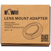 Kiwi LMA-NK-CRF Objektivadapter, Adapterring | Konverter Nikon F zu Canon RF, Kompatibel mit Nikon F-Objektive auf Canon EOS R Kameras