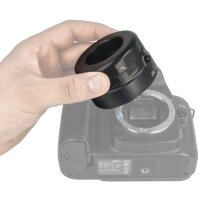 Impulsfoto JJC DSLR Sensorlupe | 7fache Vergrößerung mit 6 LEDs - Inkl. 10 x 16mm Sensor Reinigungs Swabs für APS-C/DX Kameras + 15 ml Reinigungsflüssigkeit | USB-C Aufladung