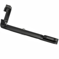 Minadax Handgriff Kameragriff für Sony A6000/A6300 - Verbesserte Handhabung ausreichende Auflagefläche - Arca Swiss kompatibel mit Stativgewinde - Schneller Zugriff auf Batteriefach