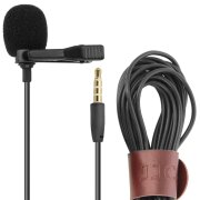 JJC Lavalier-Mikrofon f&uuml;r Smartphone | Ansteckmikrofon mit Clip | Mikrofon, aufnahme aus allen Richtungen, 4m Kabell&auml;nge | Perfekte Wahl f&uuml;r Video-Blogger