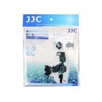 Impulsfoto JJC Kamera Regenschutzh&uuml;lle, Rain Cover Wasserdicht | Durchsichtige Schutzh&uuml;lle f&uuml;r kleine DSLR Kameras mit Objektiv bis 25cm L&auml;nge