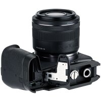 JJC HG-RP Metall Kamera Handgriff | kompatibel f&uuml;r Canon EOS RP | Arca-Swiss-Type Schnellwechselplatte | Hochwertige Alu-Legierung | Komfortableres Handling | Ersatz f&uuml;r Canon EG-E1