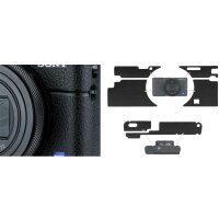 Impulsfoto KIWIFOTOS Kamera-Aufkleber Lederdekoration | F&uuml;r Ausgew&auml;hlte Sony-Kameras | Ma&szlig;geschneidertes Design | Schutz und Bessere Griffigkeit | Kompatibel f&uuml;r Sony RX100 VI