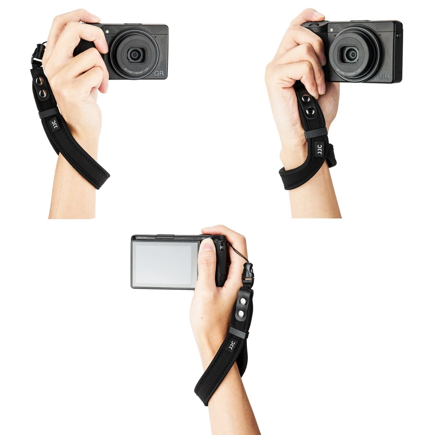 JJC Handgriff Handschlaufe für DSLR-Kamera mit Arca-Typenschild 