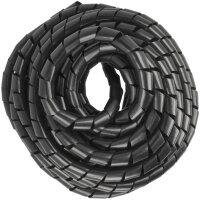 Minadax Kabelmanagement Flexibel - &Oslash; 20-45 mm 5 meter - Kabelschlauch Spiralschlauch Kabelschutz Zuschneidbar | Zum B&uuml;ndeln von Kabeln | Hochwertiges Polyethylen