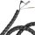 Minadax Gew&ouml;lbter Industrie Spiralschutz-Schlauch Stabil | Innendurchmesser: 18-21 mm | 2 Meter | Schutz gegen Abrieb und Ultraviolette Witterungseinfl&uuml;sse | Einfache Installation