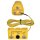 Minadax Erdungsbaustein Innovativer ESD Antistatik Erdungsstecker - 2x M5 / 1x Drucknopfanschluss- 1 Megaohm + Erdungsbox mit 2,80m Kabel / 2x 10mm Drucknopfanschluss 1x 4mm Bananenanschluss
