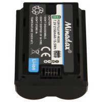 2x Minadax Lithium-Ionen-Akku | Ersatz für Fujifilm NP-W235 | 2150mAh - 7,2 V | Kompatibel mit Fujifilm X-T4