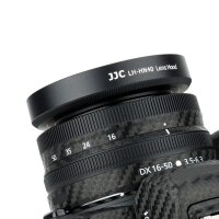 JJC LH-HN40 Gegenlichtblende aus Metall kompatibel f&uuml;r Nikon NIKKOR Z DX 16-50mm f/3.5-6.3 VR Objektiv Ersatz f&uuml;r Nikon HN-40