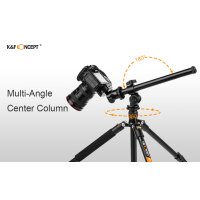 K&amp;F Concept Mittelsaeule Auslegearm Kameraauslegearm 32cm mit Spigot 1/4 Zoll u. 3/8 Zoll Belastbarkeit 5KG schwarz