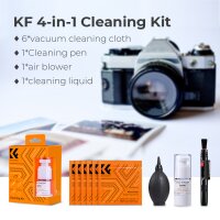 Minadax KF Reinigungsset Reinigungs Kit f&uuml;r DSLR Kamera Objektive Filter Handys