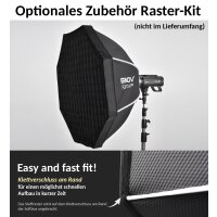 Impulsfoto SMDV Softbox Speedbox-Flip44 PRO 110cm &Oslash; | Blitzschnell einsatzbereit