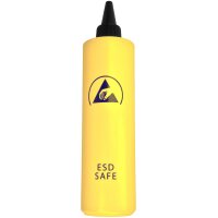 Minadax 500ml Antistatik ESD Fl&uuml;ssigkeiten Flasche mit Kappe - Gelb