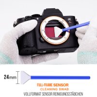 Minadax KF Sensor Reinigungs SET Full Format 10x 24mm Swabs mit Filter