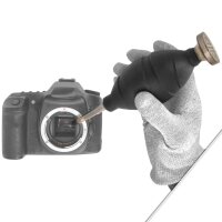 Minadax Kamera Sensor Reinigung f&uuml;r Full Format 10x 24mm Doppel Swab + Blasebalg mit Staubfilter