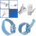Minadax Innovative Anstistatik Arbeitsmatte 60cm x 30cm | Antistatisches ESD Gewebe - High-Tech-Textil - Kein Silikon | + ESD Manschetten-SET 2,4m + Erdungs-BOX + ESD Antistatik-Handschuhe
