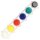 Minadax Kreative Natur Ton-Krug Set - mit 6 Acrly Farben und Pinsel