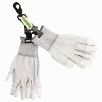 Minadax Handschuhhalter 2x Clip | Metall-Karabiner | Robust, Vielseitig & Sicher | 2x10kg Beiskraft | Ideal für Feuerwehr, Bau & Industrie