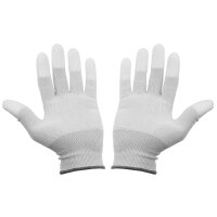 Minadax 1 Paar -M- ESD Antistatik Handschuhe für Labore Elektronik Cleanrooms + 1x Gürtelhalter