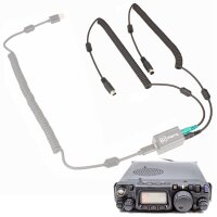 Minadax DIGIRIG Mobile Digital Kabel SET | Kompatibel mit Yaesu FT-8xx - mit Ferritkernen an beiden Enden