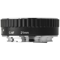 Automatik Zwischenringe " 3-teilig 31mm, 21mm & 13mm " fuer Makrofotographie passend zu Canon (Metall Bayonett)