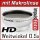 0.5x Minadax Weitwinkel Vorsatz mit Makrolinse kompatibel für Panasonic HDC-HS20, HDC-HS200, HDC-HS300, HDC-SD20 - in silber