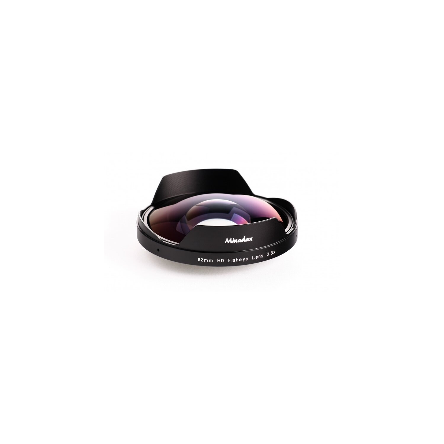 Minadax 0.3x Ultra Fisheye Konverter kompatibel mit Canon LEGRIA HF S100, LEGRIA HF S200