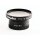 Minadax 0.5x Weitwinkel Vorsatz mit Makrolinse kompatibel mit Canon MVX200i, MVX250i, MVX300, MVX330i, MVX350i, Legria HF R26, Legria HF R28, Legria HF R206 - in schwarz
