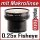 Minadax 0.25x Fisheye Vorsatz kompatibel mit Canon HG10, HV20, HV30, HV40, Legria HF M41, Legria HF M46, Legria HF M406 - in schwarz