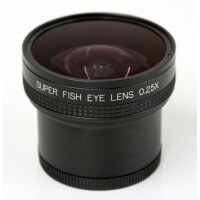 0.25x Fisheye Vorsatz mit 55mm - in schwarz