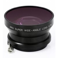 0.7x Weitwinkel Objektiv (Voll durchzoombar) fuer Video Objektive mit 85mm Aussendurchmesser bzw. 82mm Filter Durchmesse