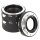 Automatik Zwischenringe 3-teilig fuer Makrofotographie passend zu Sony Alpha A55, A550, A560, A580 (Metall Bayonett)