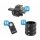MAKROSET – "Automatik Zwischenringen 3-teilig“ + "Vier-Wege Makroschlitten“ + "Infrarot Ausloeser“ fuer Canon EF / EF-S EOS 700D, 650D, 600D, 550D, 500D, 450D, 400D, 350D, 300D, 100D, 60D, 50D, 30D, 20D, 10D, 7D, 5D Serie, 1D Serie,