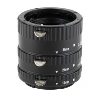 Automatik Zwischenringe 3-teilig fuer Makrofotographie passend zu Canon EF/EF-S EOS 1Ds Mark III, 1D Mark III