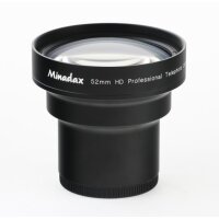 Minadax 1.7x Tele Vorsatz kompatibel mit Canon HG10, HV20, HV30, HV40, Legria HF M41, Legria HF M46, Legria HF M406