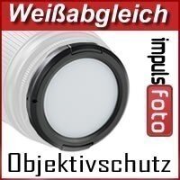 Wei&szlig;abgleich Schnappdeckel 72mm - White Balance Cap 72mm - Graukarte, Objektivdeckel